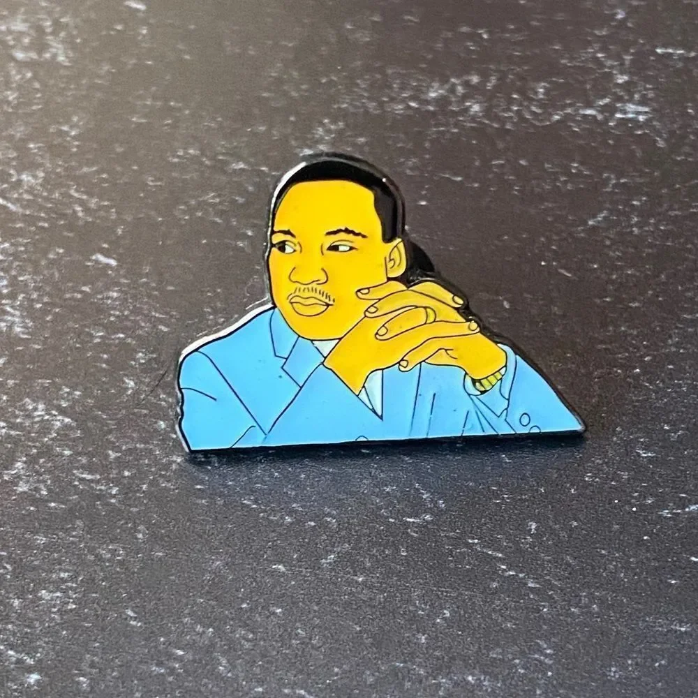 Martin Luther King Jr. Enamel Pin/ Brooch